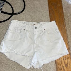Pacsun jean shorts. Size 25. White